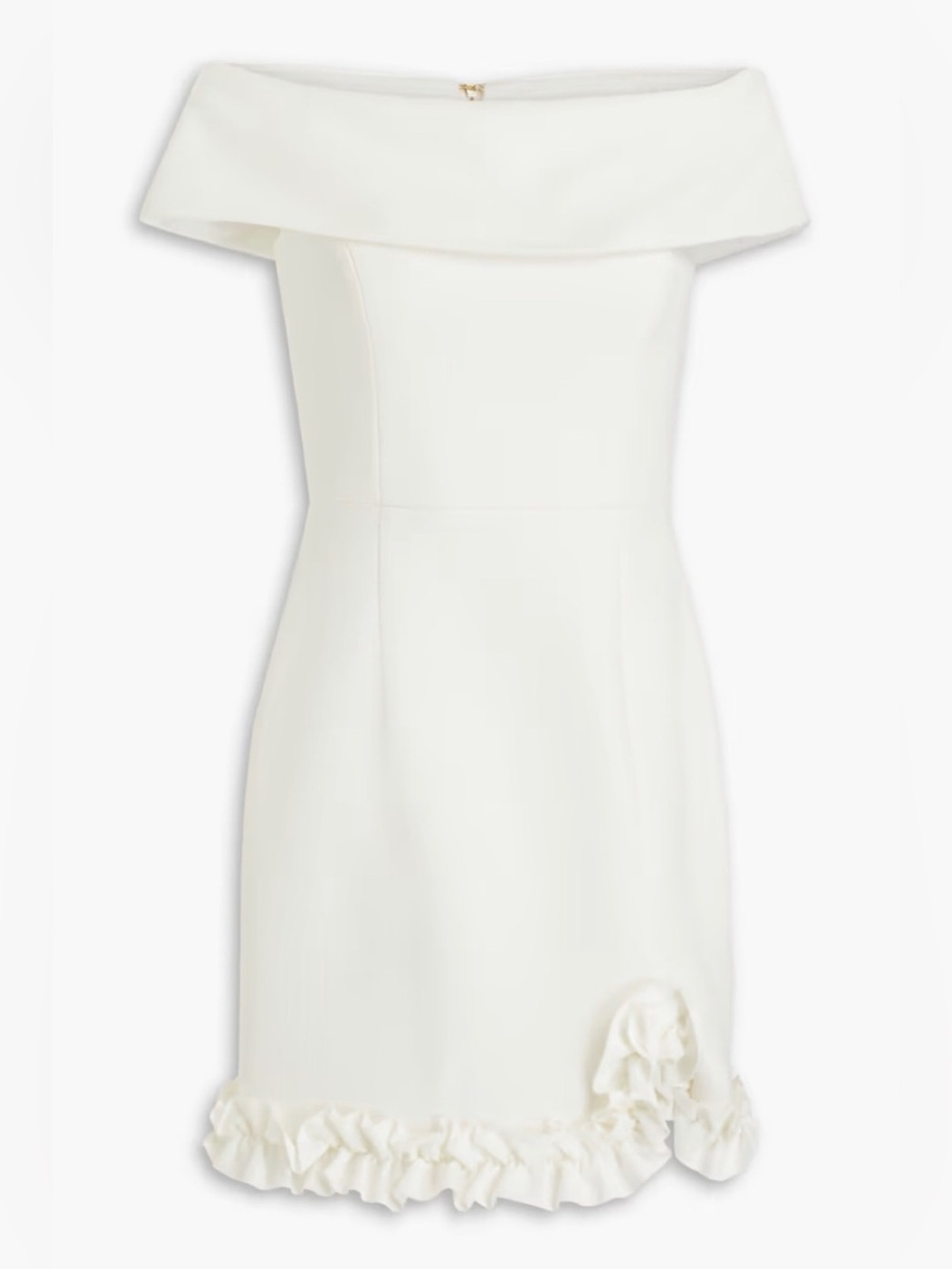 New Rebecca Vallance white Amina mini dress